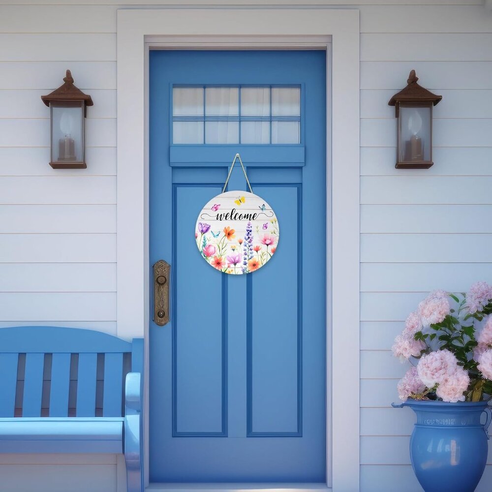 Welcome Spring Door Sign - Picture 7 of 7